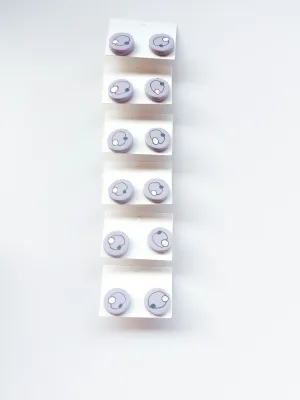 DOTS világoslila bedugós fülbevaló