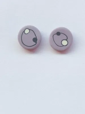 DOTS világoslila bedugós fülbevaló