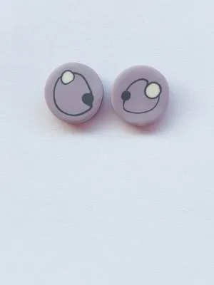 DOTS világoslila bedugós fülbevaló