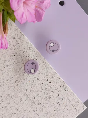 DOTS világoslila bedugós fülbevaló