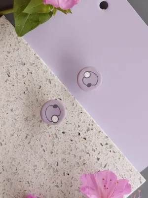 DOTS világoslila bedugós fülbevaló