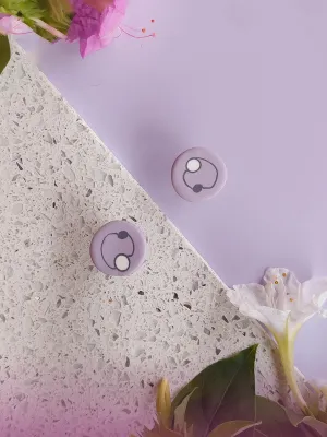 DOTS világoslila bedugós fülbevaló