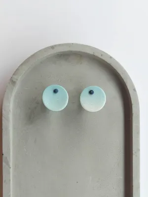 DOTS világoskék bedugós fülbevaló