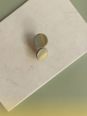 DOTS szürke arany bedugós fülbevaló