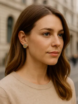 DOTS  arany bedugós fülbevaló