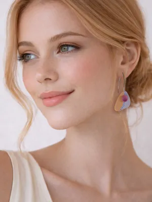 OCELLE sárga fülbevaló