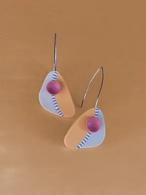 OCELLE sárga fülbevaló