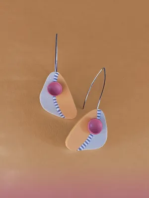 OCELLE sárga fülbevaló