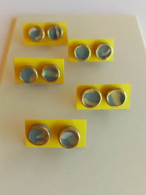 STRATA szürke arany szélű bedugós fülbevaló