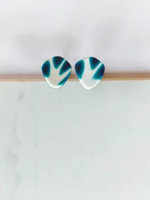 URBAN ECHO neon mintás bedugós fülbevaló