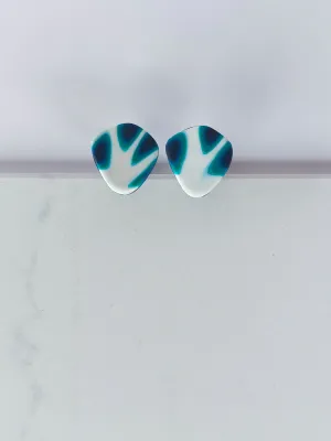 URBAN ECHO neon mintás bedugós fülbevaló