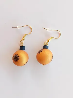 XMAS arany karácsonyi gömb