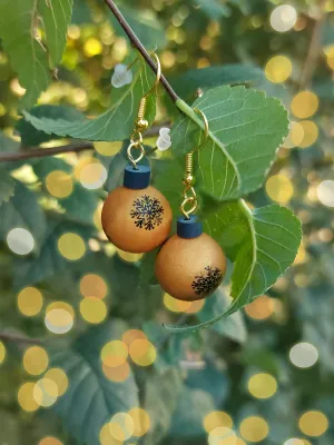 XMAS arany karácsonyi gömb