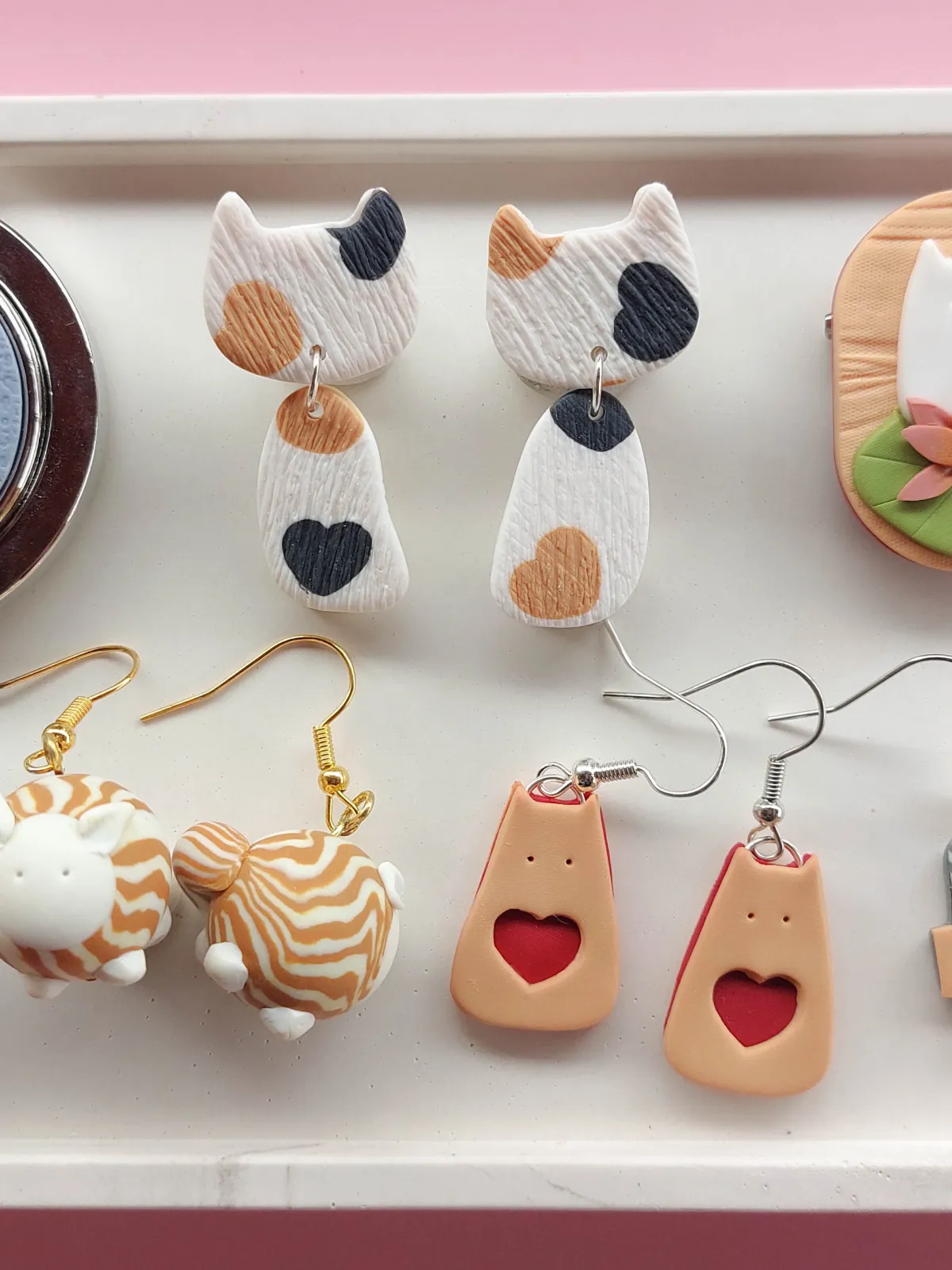 CATZ linzer cica lógós fülbevaló