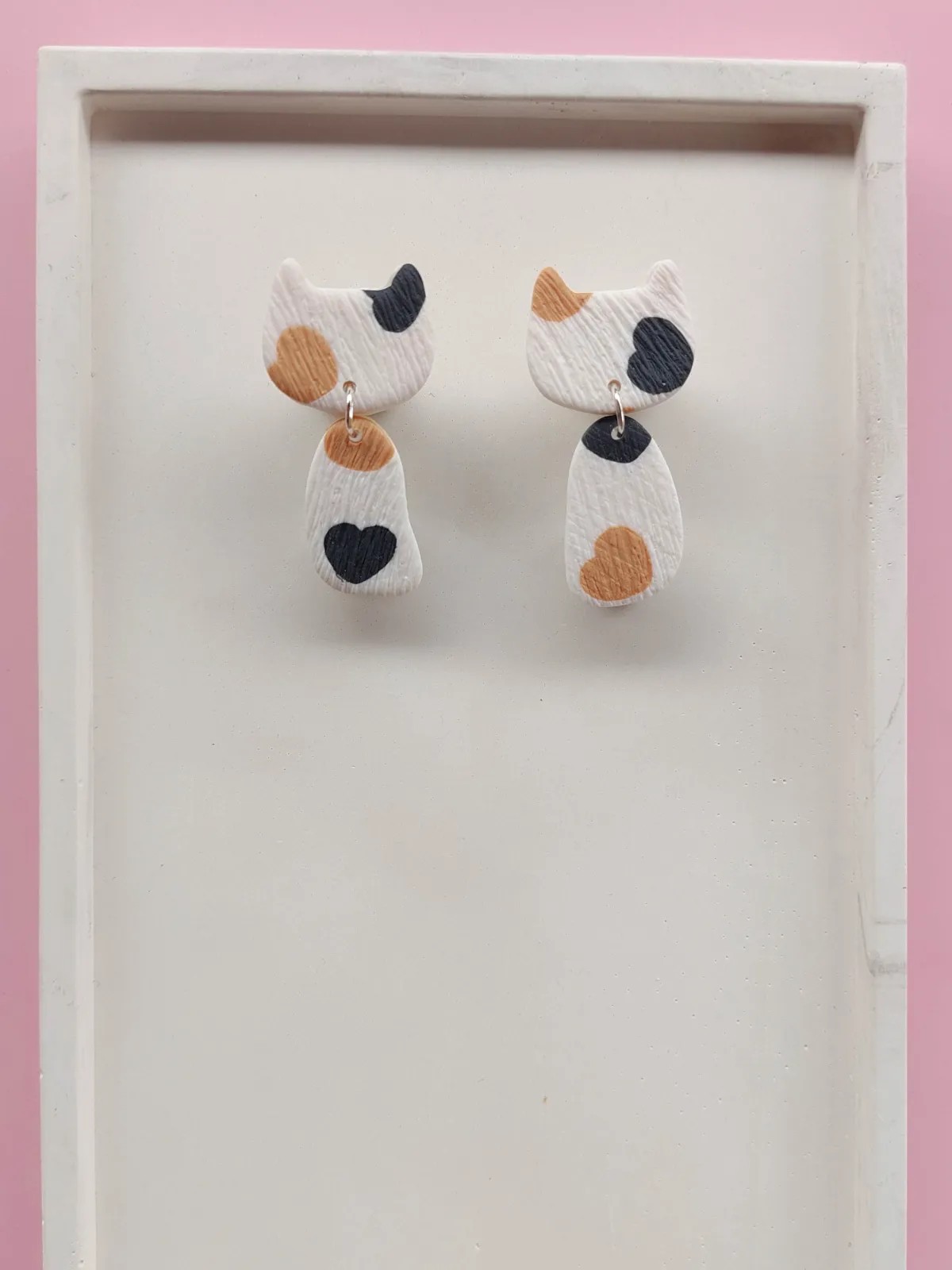 CATZ foltos cicás fülbevaló