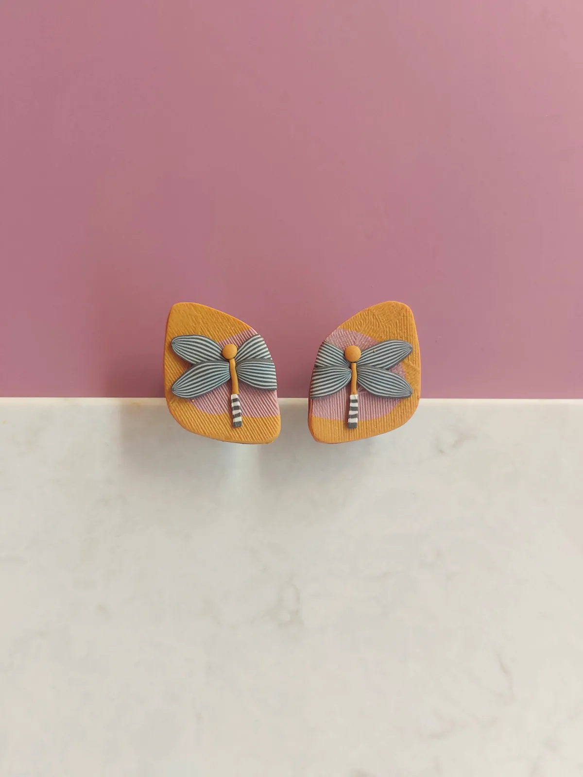 PIXIE szitakötős bedugós fülbevaló