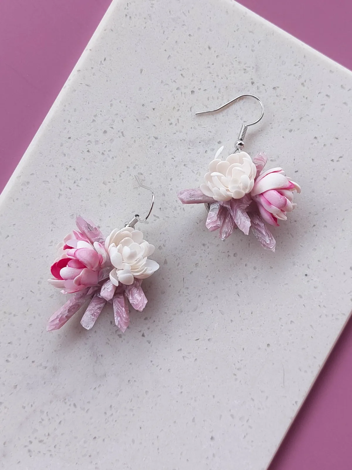 Virágos fülbevaló