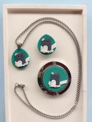 CATZ játszó cicás kitűző