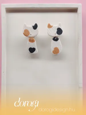 CATZ foltos cicás fülbevaló