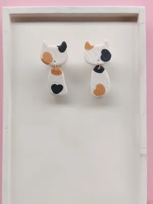 CATZ foltos cicás fülbevaló