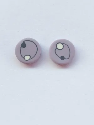 DOTS világoslila bedugós fülbevaló