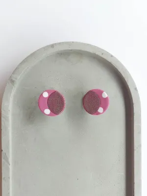 DOTS mályva színű bedugós fülbevaló