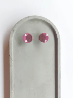 DOTS mályva színű bedugós fülbevaló