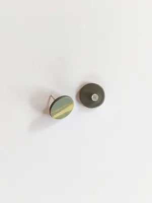 DOTS szürke arany bedugós fülbevaló