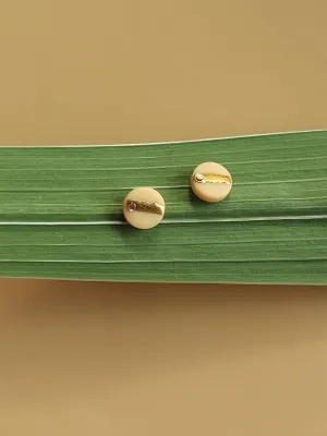 DOTS mályva színű bedugós fülbevaló