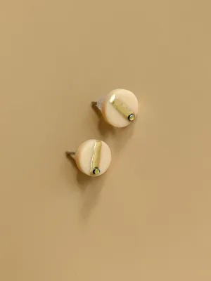 DOTS mályva színű bedugós fülbevaló