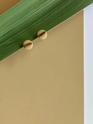 DOTS mályva színű bedugós fülbevaló