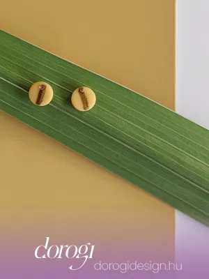 DOTS mályva színű bedugós fülbevaló