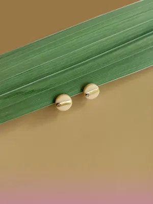 DOTS mályva színű bedugós fülbevaló