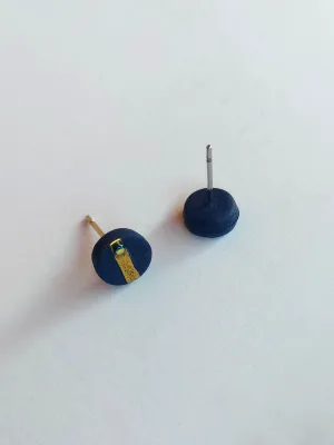 MINI sötétkék bedugós fülbevaló