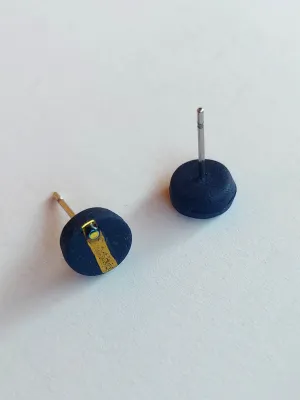 MINI sötétkék bedugós fülbevaló