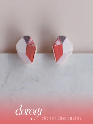 MOSAIC világos bedugós fülbevaló