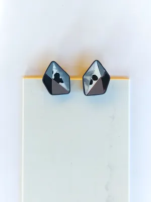 MOSAIC szürke és fehér fülbevaló