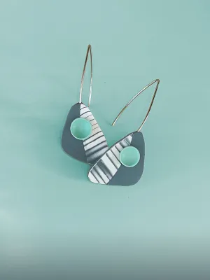 OCELLE szürke fülbevaló