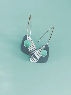 OCELLE szürke fülbevaló