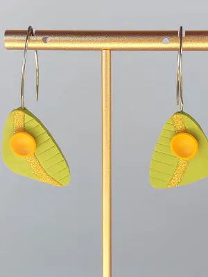 OCELLE pisztáciazöld fülbevaló