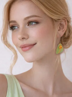 OCELLE pisztáciazöld fülbevaló