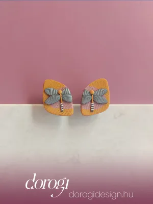 PIXIE szitakötős bedugós fülbevaló