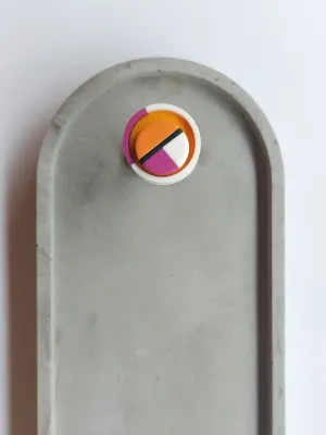 PLAY kinetikus egyedi gyűrű geometrikus mintákkal