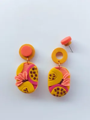 SWITCH 2 oldalas gyümölcsös fülbevaló