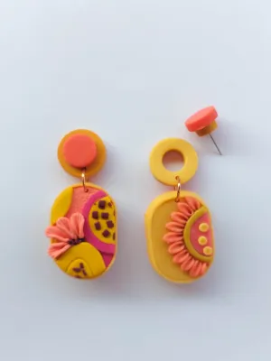 SWITCH 2 oldalas gyümölcsös fülbevaló