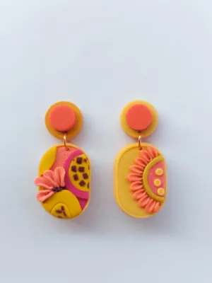 SWITCH 2 oldalas gyümölcsös fülbevaló