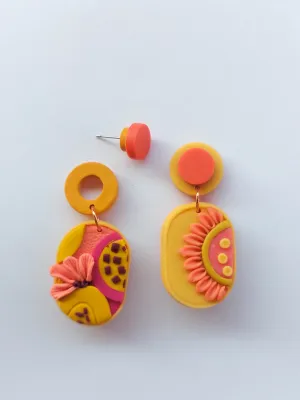 SWITCH 2 oldalas gyümölcsös fülbevaló