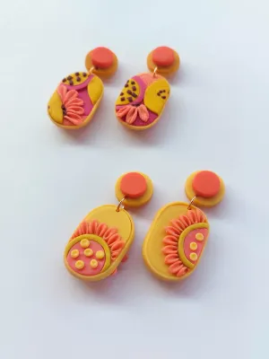 SWITCH 2 oldalas gyümölcsös fülbevaló