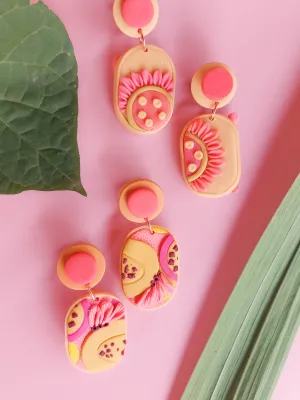 SWITCH 2 oldalas gyümölcsös fülbevaló