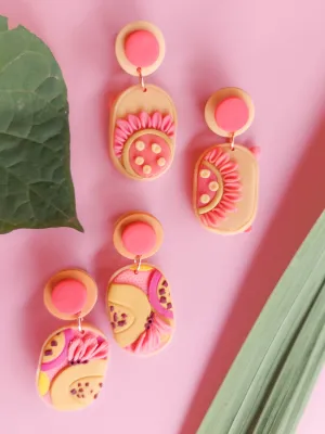 SWITCH 2 oldalas gyümölcsös fülbevaló